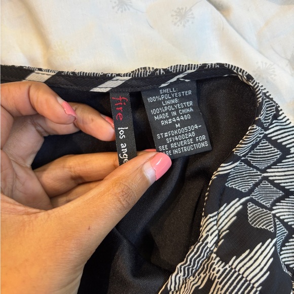 Fire LA Black Printed Dress - Picture 5 of 5